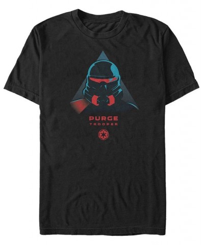 Star Wars Men's Jedi Fallen Order Purge Trooper Helmet T-shirt Black $20.29 T-Shirts